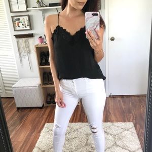 • RP • Jenny_r Black Lace Cami L